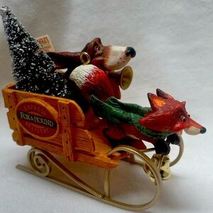 Fox & Hound Deliver Hallmark Ornament